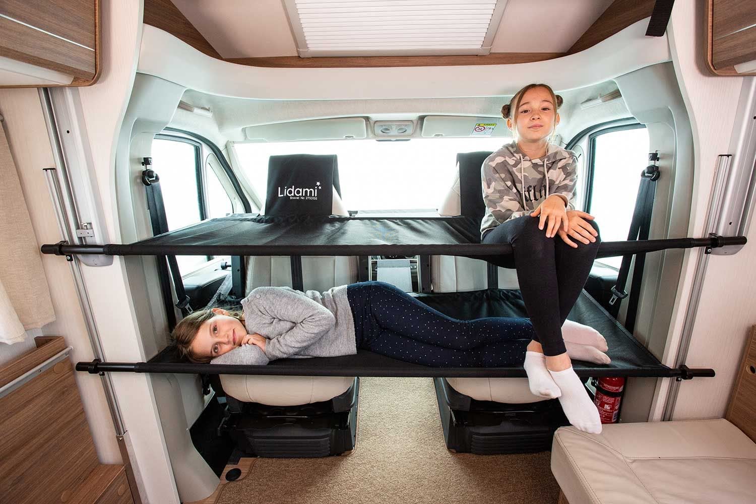 LID2A - Solution de Couchage pour Enfants en Camping-Car, Van ou Fourgon aménagé