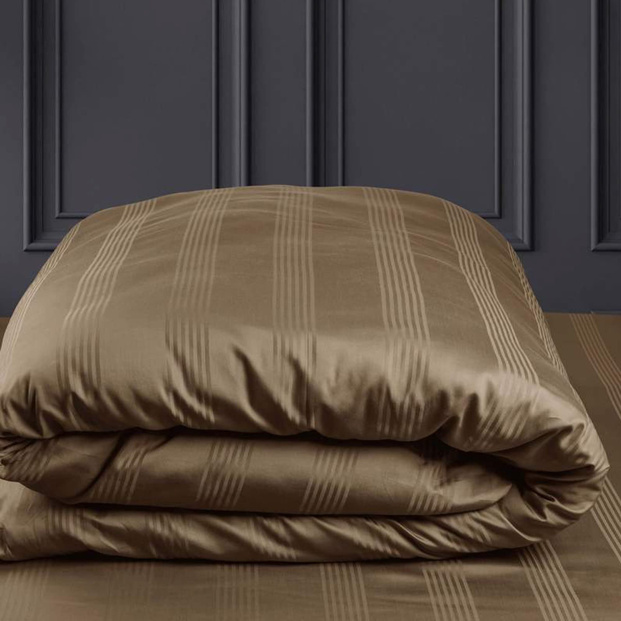 Istyorning Set Copripiuino In Tinta Unita, Orbido E Di Alta Qualità, 100% Cotone Egiziano A - Foto 4