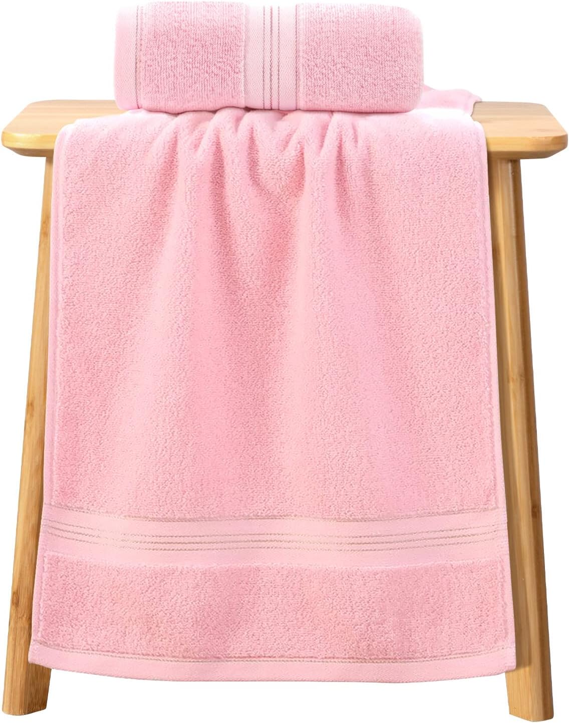 Thmyo 2 Pack 100 Cotton Super Soft Bath Towels Set, Highly