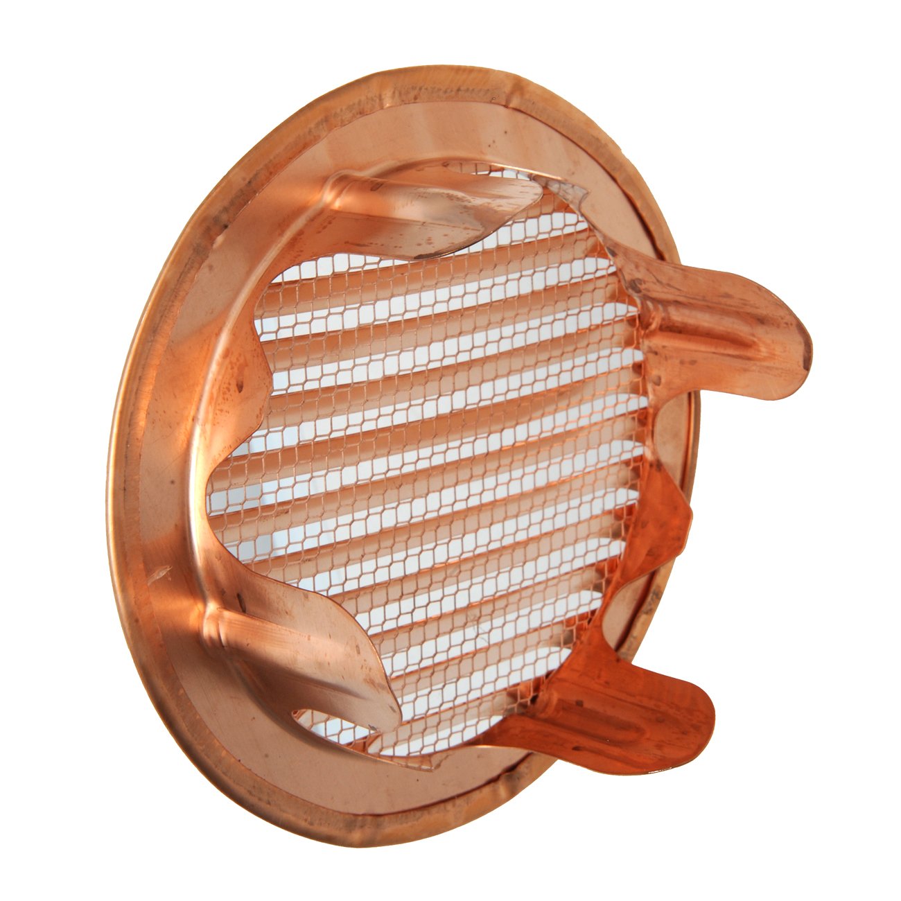 La Ventilazione GTSR125R Griglia Tonda da Incasso, Rame, 150 mm