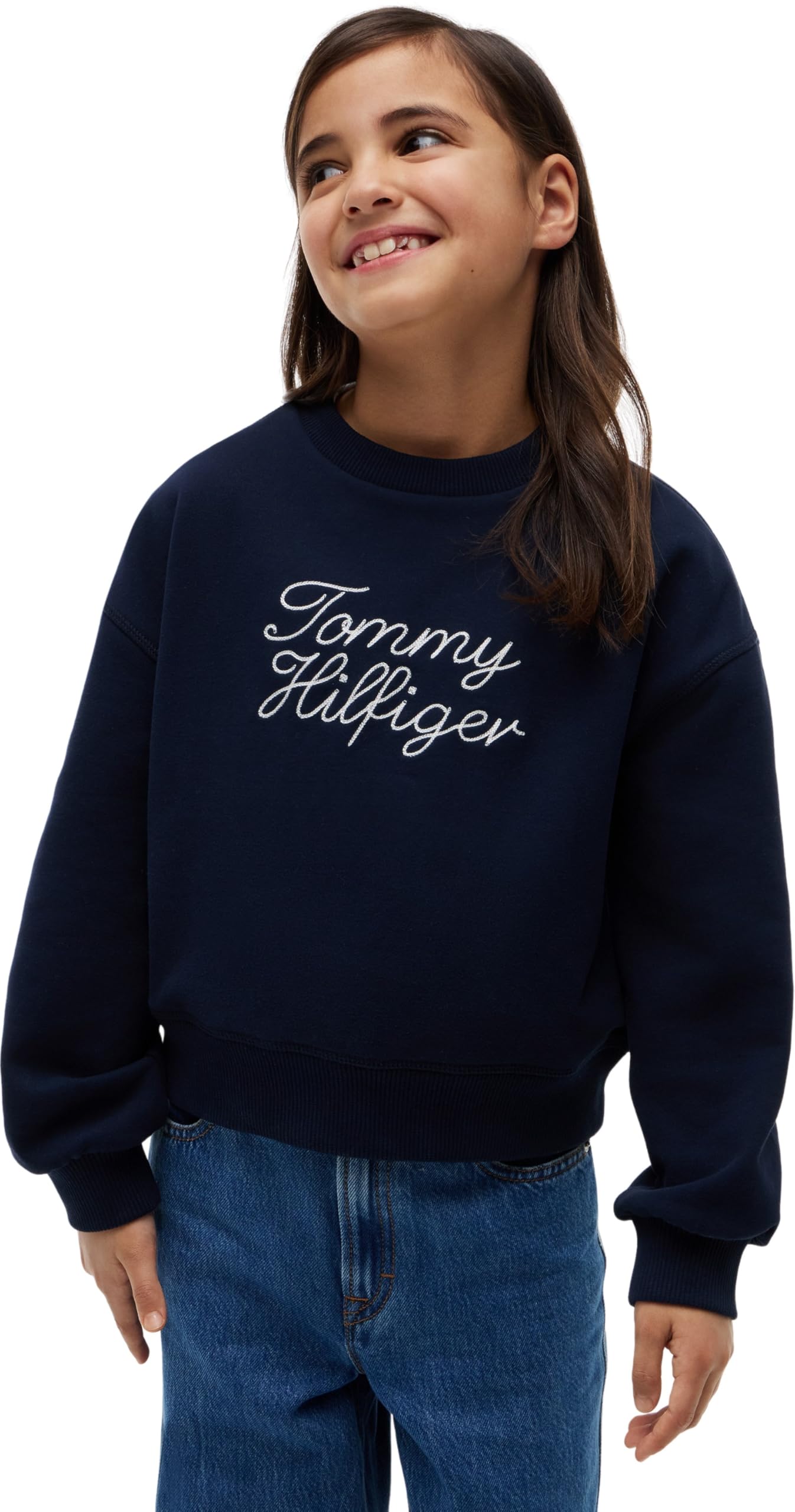 Tommy Hilfiger Tommy Hilfiger Crew Neck Kg0kg09439 Altre Felpe Bambine e Ragazze