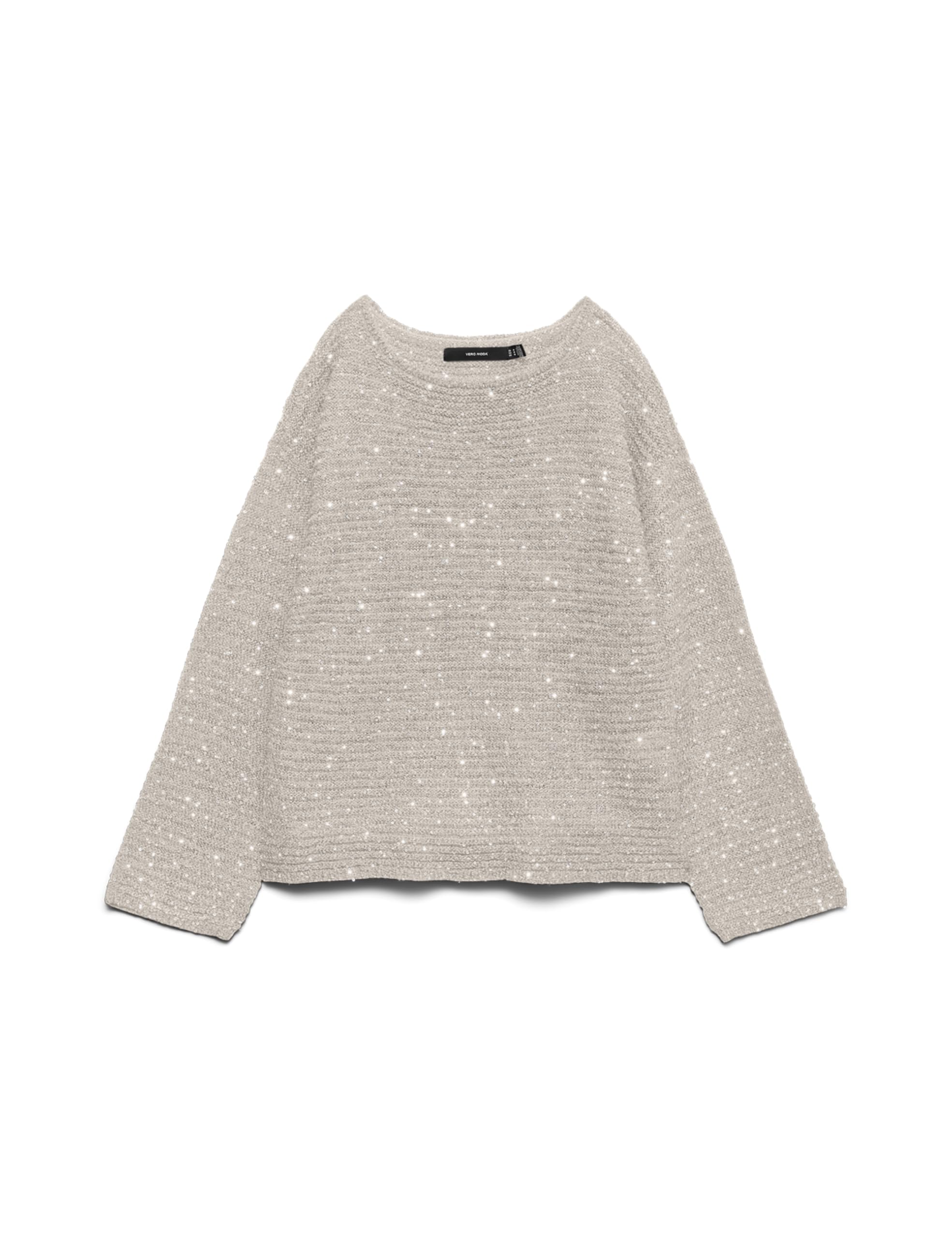 VERO MODA Damen Vmleilani Stitch Ls Boatneck Pullover