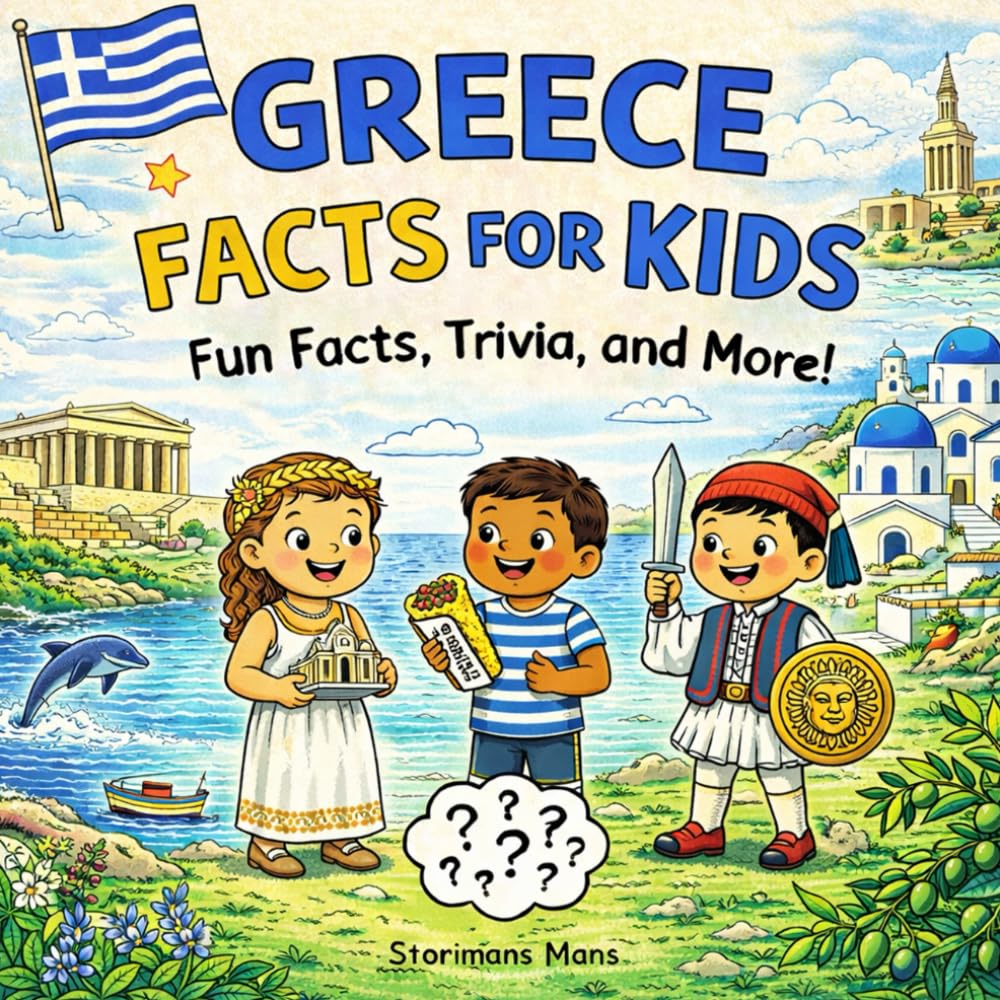 Greece Facts for Kids 5–10: A Simple Guide about Ancient Temples, Islands, Myths, and Greek Life