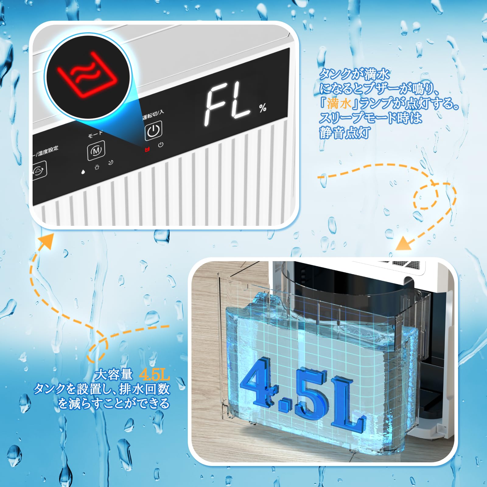 除湿機 コンプレッサー式 衣類乾燥小型22L/日 鉄筋25畳 コンパクトタイプ Amazon | ZAFRO 除湿機 コンプレッサー式 衣類乾燥小型22L/日15