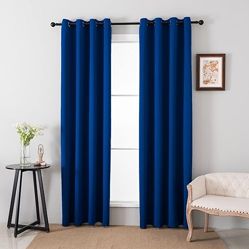 PICKLUC Cortinas opacas con ojales de 84 pulgadas de largo, 2 paneles, cortinas de ventana con bloqueo de luz para sala de estar, aislamiento PICKLUC Cortinas opacas con ojales de 84 pulgadas de largo, 2 paneles, cortinas de ventana con bloqueo de luz para sala de estar, aislamiento