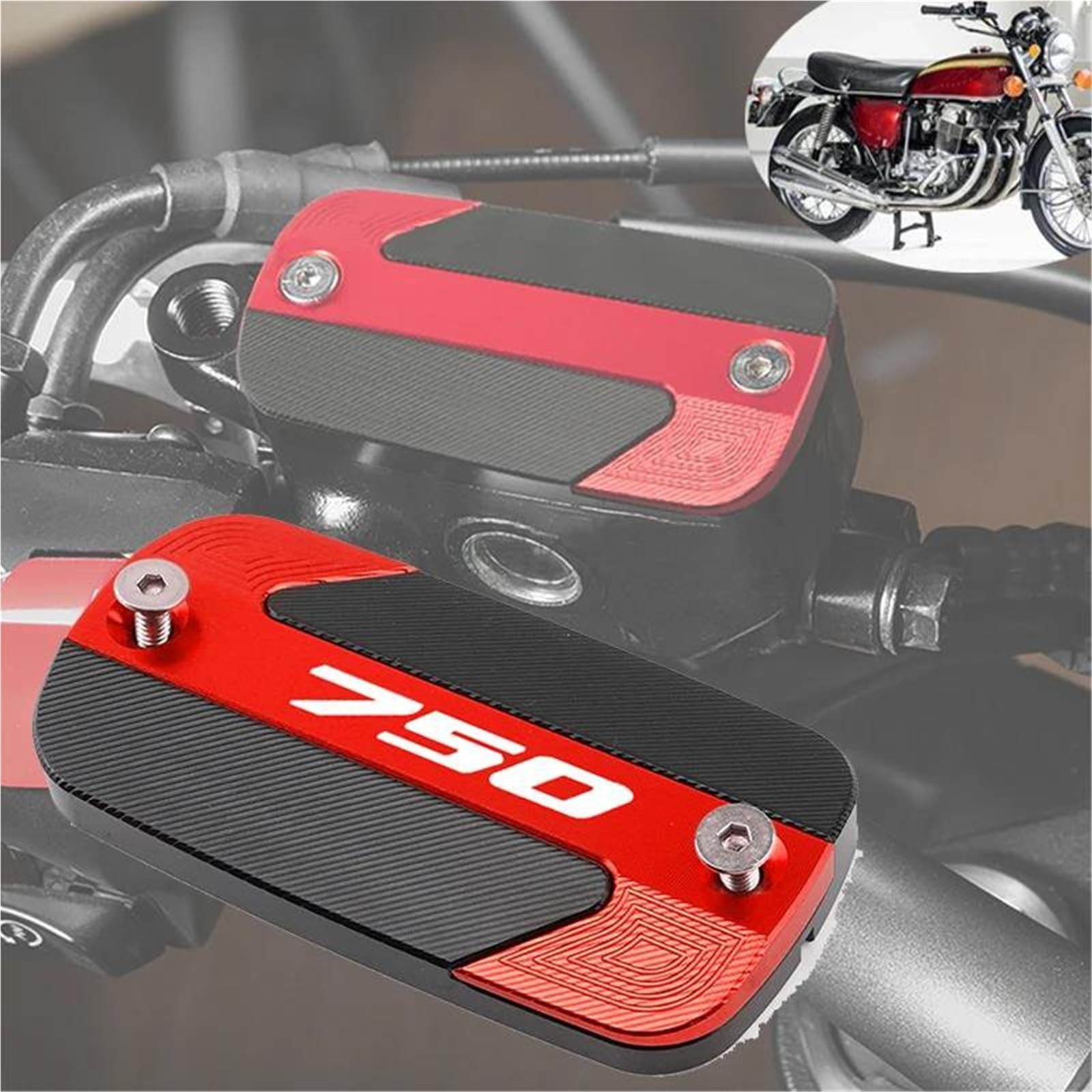 Parte della motocicletta Moto CNC Freno Anteriore Serbatoio Fluido Coperchio Del Tappo Della Tazza Di Olio Per HONDA Forza 750 2020 2021 2022 2023(Blue)
