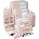 Veken 8 Set Packing Cubes for Travel Essentials,Anti-Wrinkle Buckled Suitcase Organizer for Shoe & Toiletry Bag,Carry On Lugg