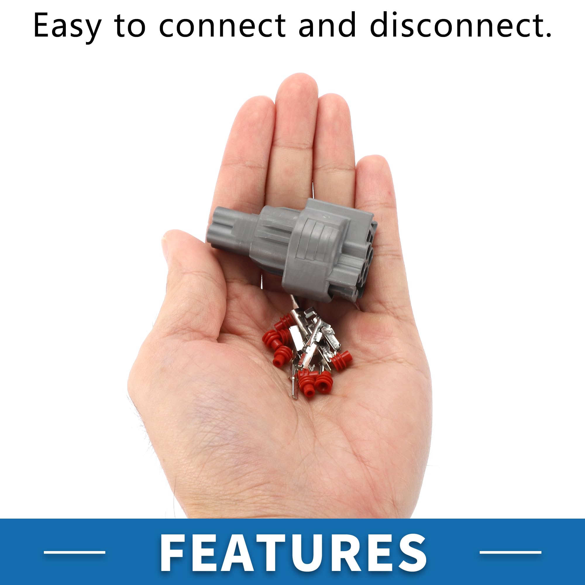 Amazon.com: A ABSOPRO 4 Pin O2 Oxygen Sensor Connector Plug No  