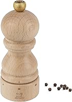 Peugeot Paris u'Select Beechwood Pepper Mill - Adjustable 6-Setting Grinder, Lifetime Mechanism, Made in France