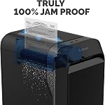 Fellowes Powershred LX22M Microcoupe 20 Déchiqueteuse de papier (noir)