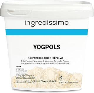 Ingredíssimo - Yogpols, 500 g, Preparado Lácteo en Polvo, Seco y Crujiente, Yogur Deshidratado y en Polvo Fino, Producto sin Gluten, Color Color Blanco y Amarillo, Olor Intenso, Dar Textura o Topping