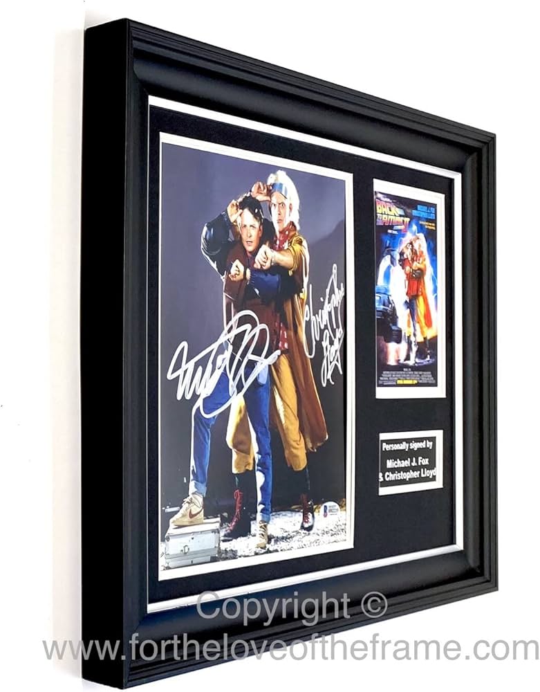 Amazon.com: Michael J Fox & Christopher Lloyd Hand Signed Amazon.com: Michael J Fox & Christopher Lloyd Hand Signed