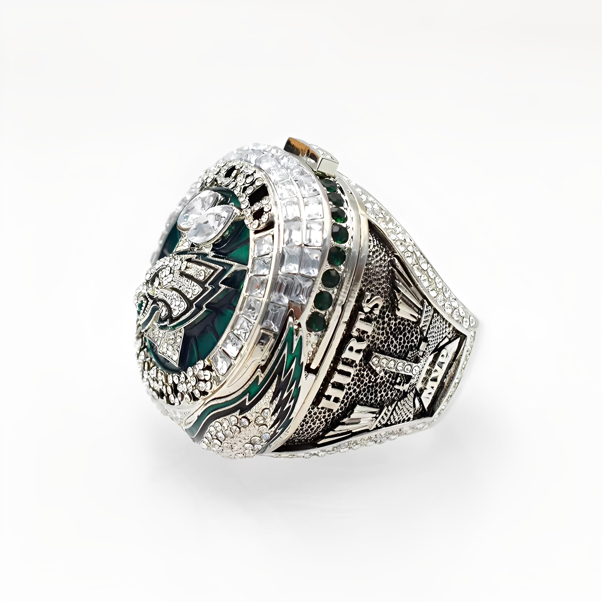 2025 Eagles Championship Ring Replik, 59. Super Bowl Sieger-Sammelring – Geschenk für Fans, Männer, Alumni & Sammler,13#