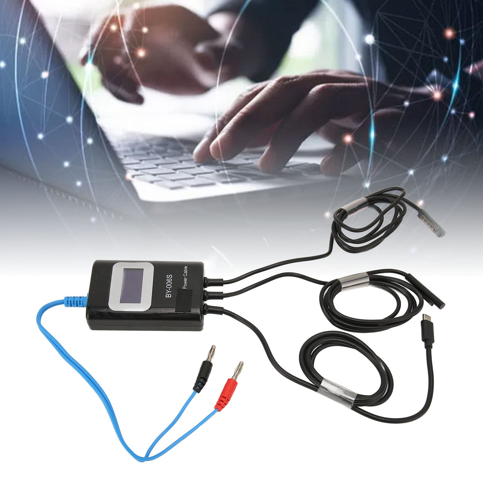 Precyzyjny Kabel Sterujący Rozruchem Zasilania Wyświetlacz LED do Naprawy Płyty Głównej Tablet PC Series 24-65W 12V-15V 2-3A