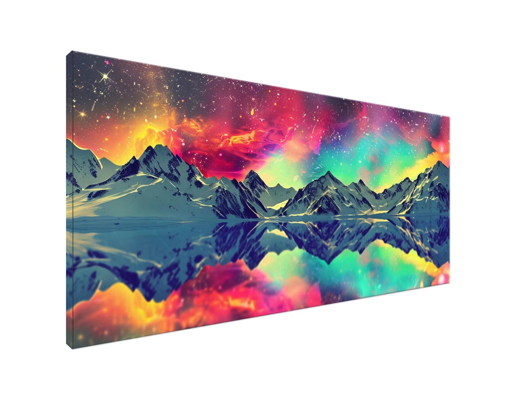 Large Diamond Art Kits Adults Fantasy, 5D Diamond Painting Mountain Crystal Art, DIY Diamond Art Full Drill Diamond Dots Gem Art, Crystal Art and Crafts, Perfect Craft Mens Gifts, Decor 4x8in Y2-594