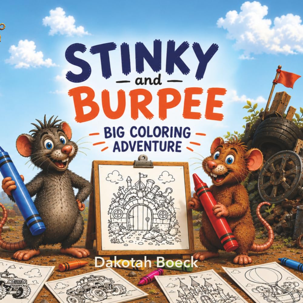 Big Coloring Adventure: A Stinky & Burpee Coloring Adventure