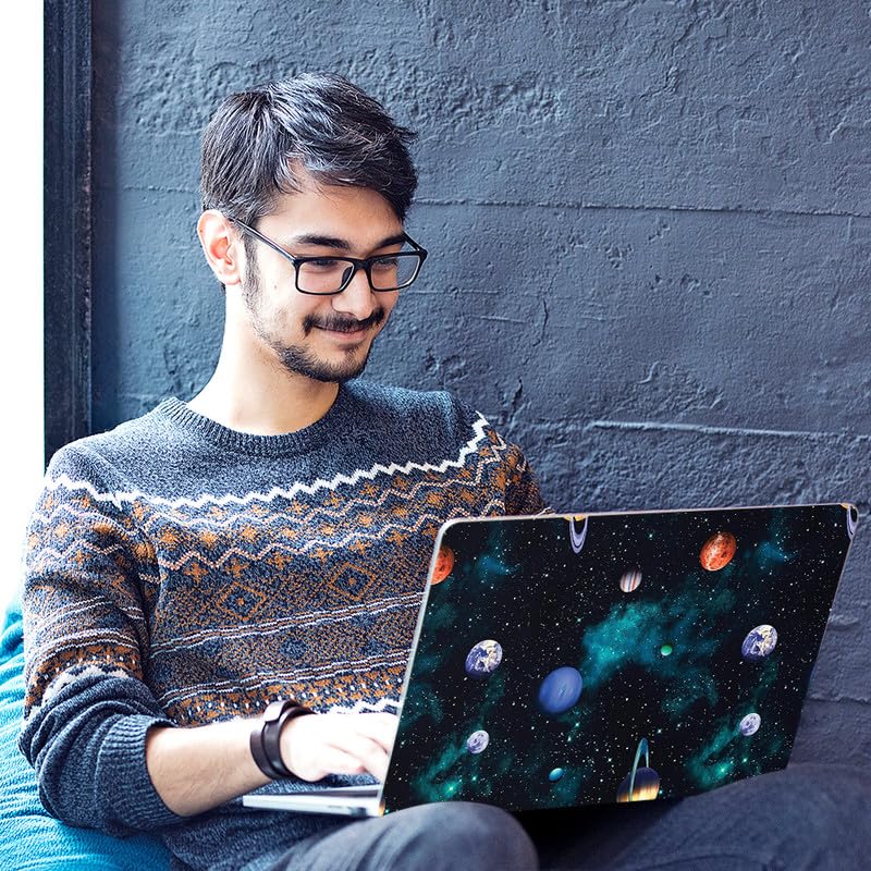 Image of Galaxsia Universe D3 Full Body Vinyl Laptop Skin /Sticker /Cover Upto 15.6 Inches Laptops Laminated-Removable-HD Quality Compatible for Hp-Dell-Sony-Lenovo-Asus etc.(15x10 Inches)