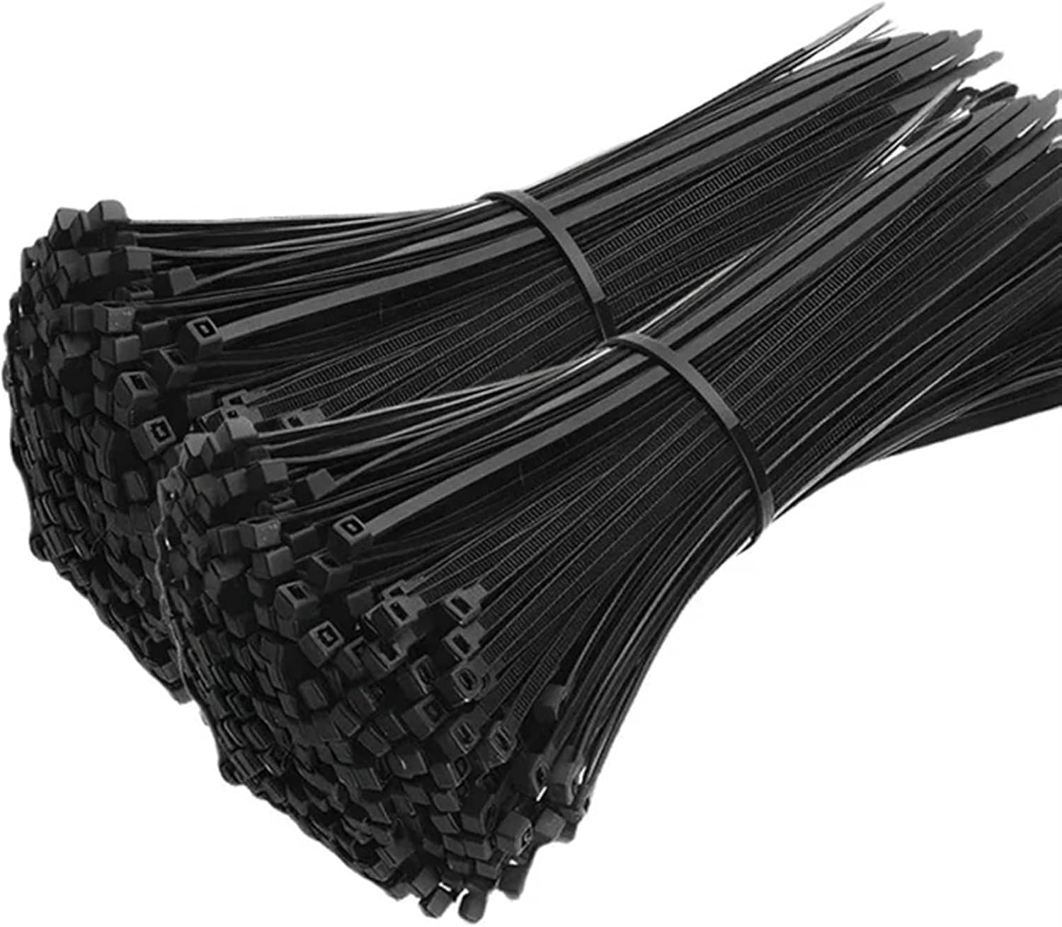 Rlibbaoyi Black- 200Pcs Nylon Self-Locking Cable Ties