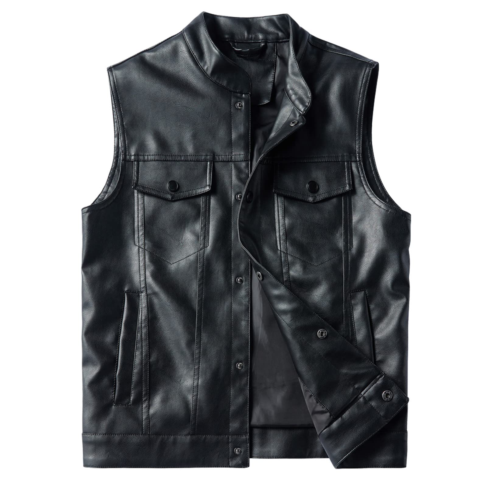 Gilet in pelle da uomo, gilet in pelle da motociclista, rocker da motociclista, gilet da motociclista, gilet da motociclista, gilet da motociclista, gilet da motociclista, gilet in pelle