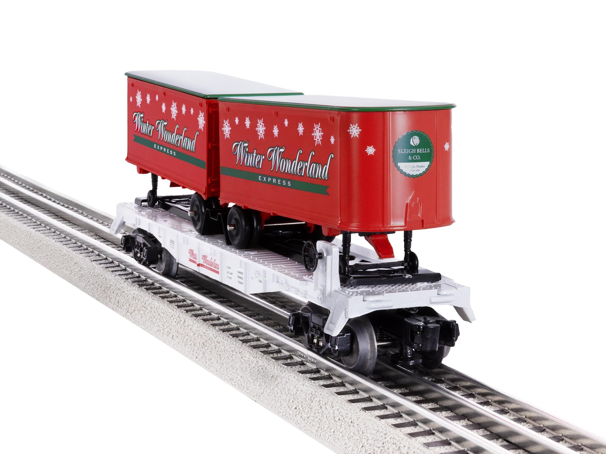 Amazon.com: Lionel Winter Wonderland O Gauge Model Train Flatcar