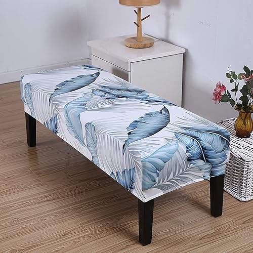 Miniatura 3 de HAPPYDOG Funda de banco de comedor con estampado de elastano elástico  Funda tapizada extraíble antipolvo, lavable, protector de asiento para sala
