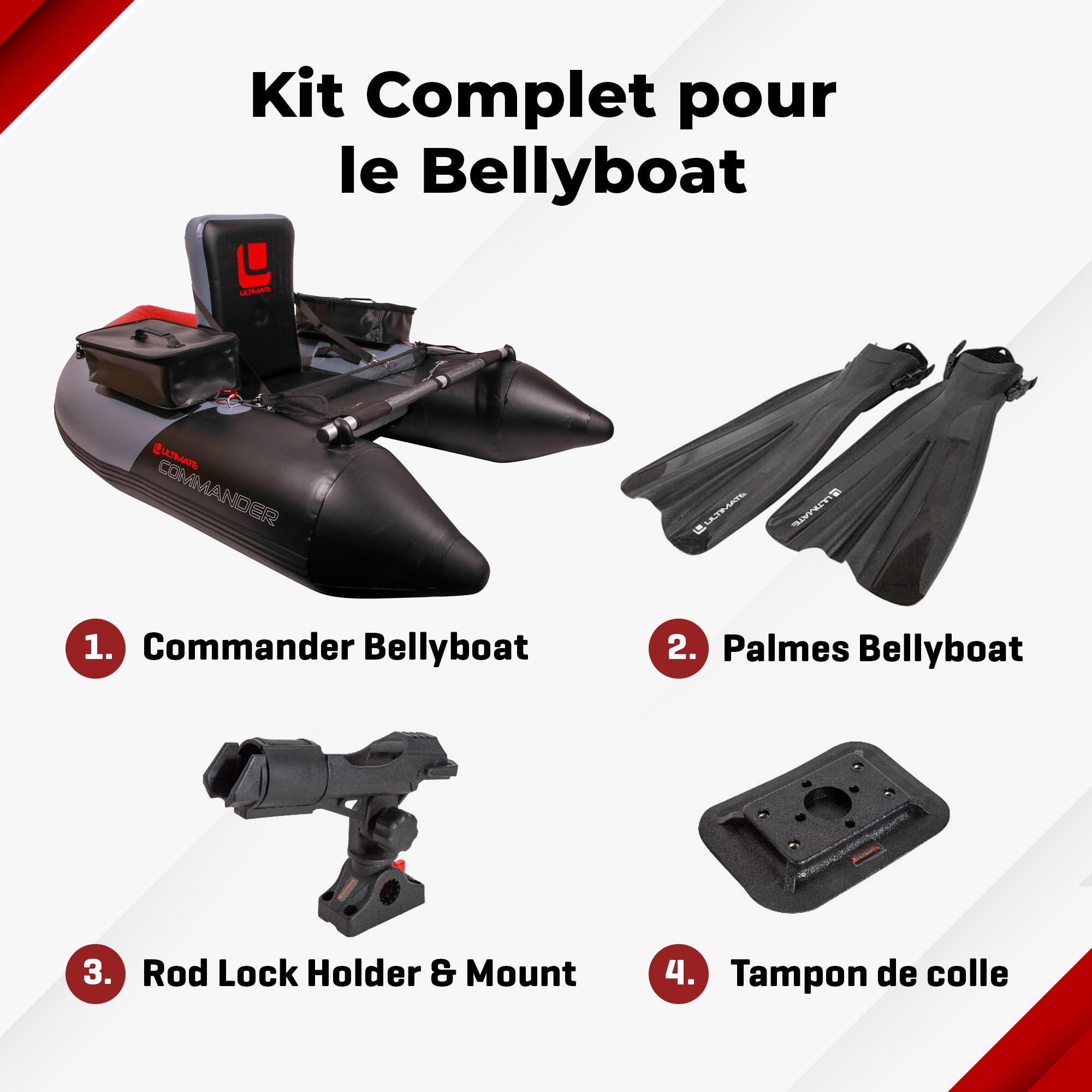 Set Float Tube Ultimate Commander - Float Tube