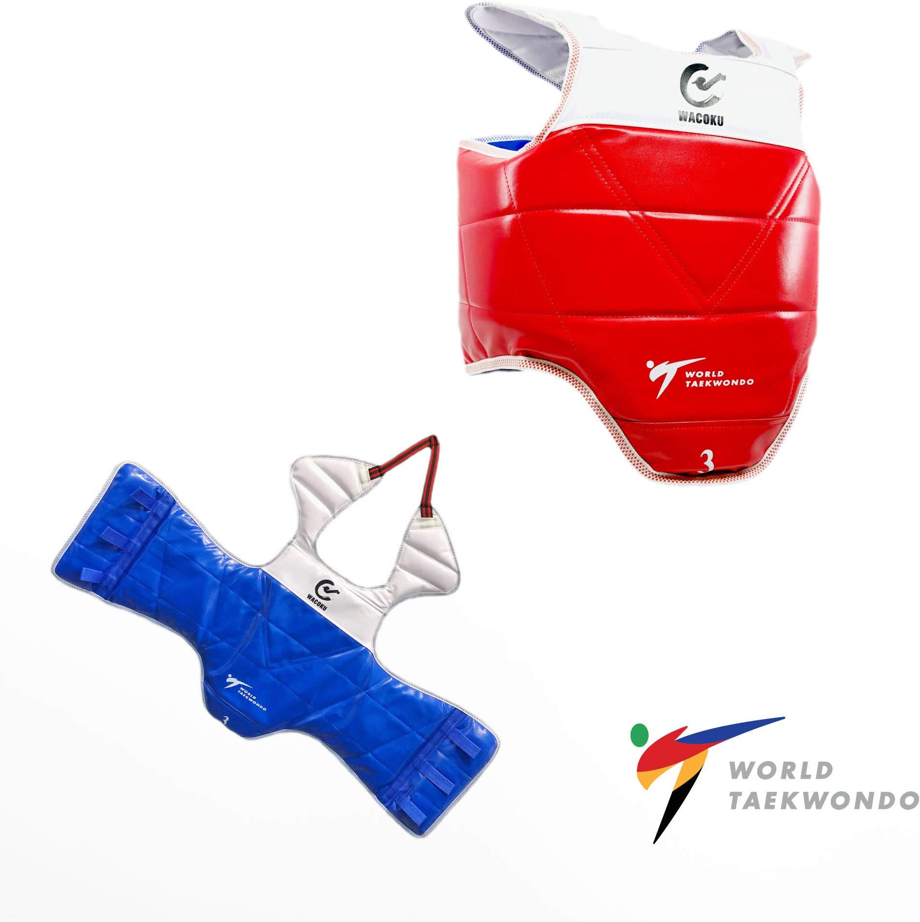 WacokuWT Chest Protector (New WTF or World Taekwondo Federation)