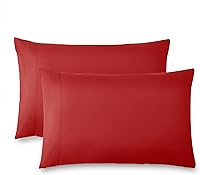 Vista 120 de Southshore Fine Linens® - Vilano® Springs - Par de fundas de almohada plisadas, color verde azulado, estándar (Queen)