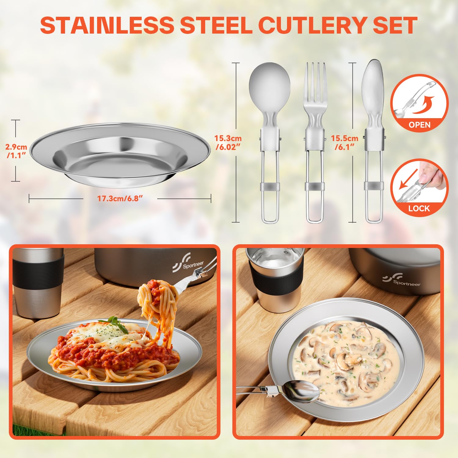 Camping Kochgeschirr Camping Geschirr Set 2 Personen Camping Topf Pfanne Set Und Wasserkocher Mit Tassen Teller Messer LöFfel Gabeln, Camping Besteckset Für Outdoor Picknick Wandern