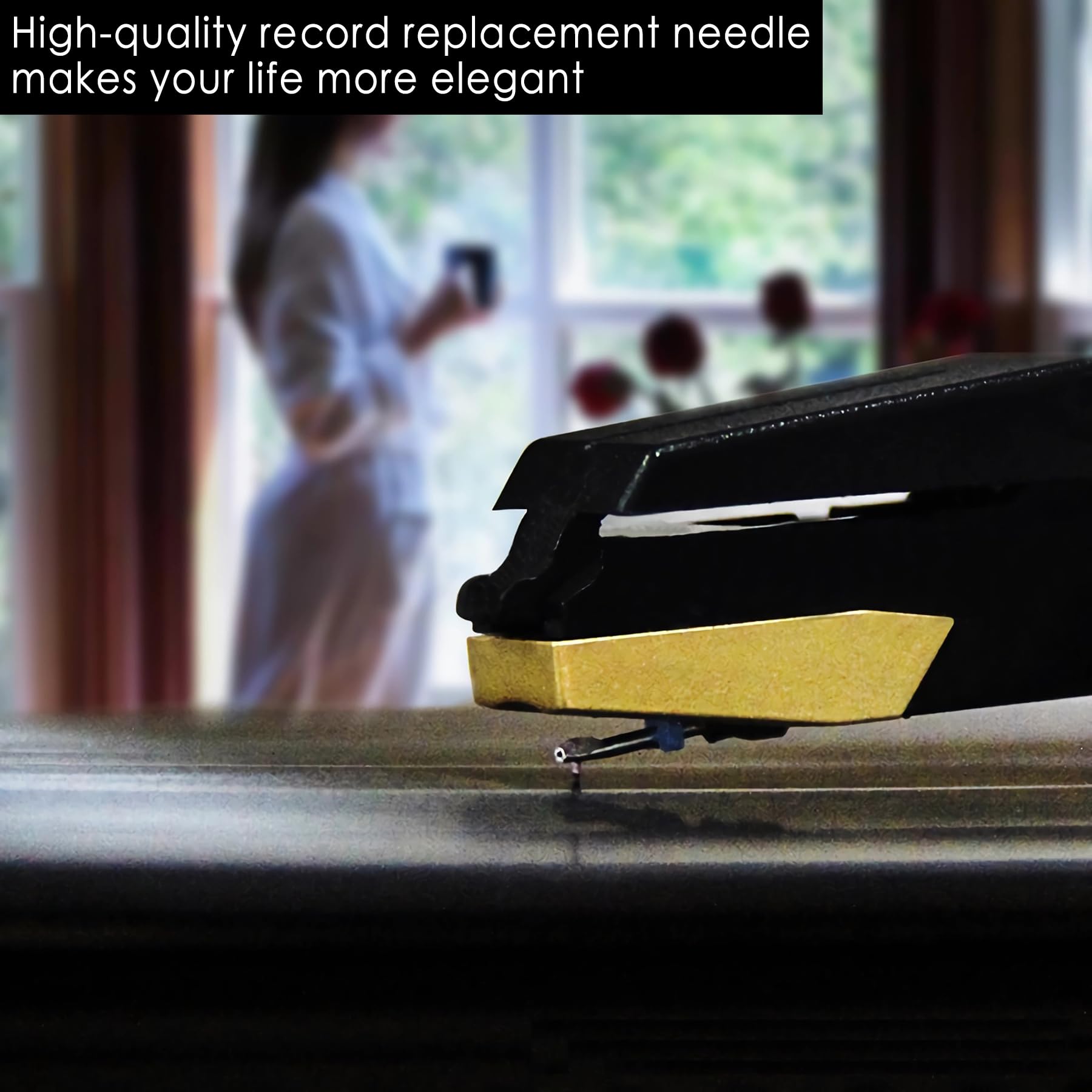 4 Agujas De Repuesto Para Tocadiscos - Con Cepillo Limpiador Y Cartucho, Compatibles Con Crosley, Victrola, ION