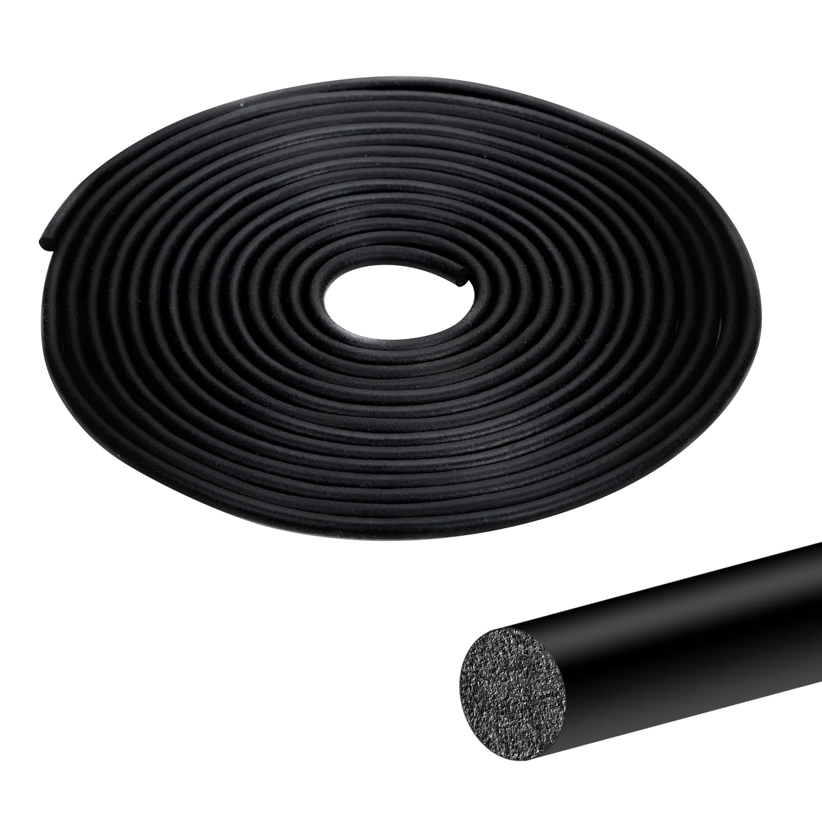 Photo 1 of Orgthin 1/4 inch x 20ft Black Rubber Backer Rod