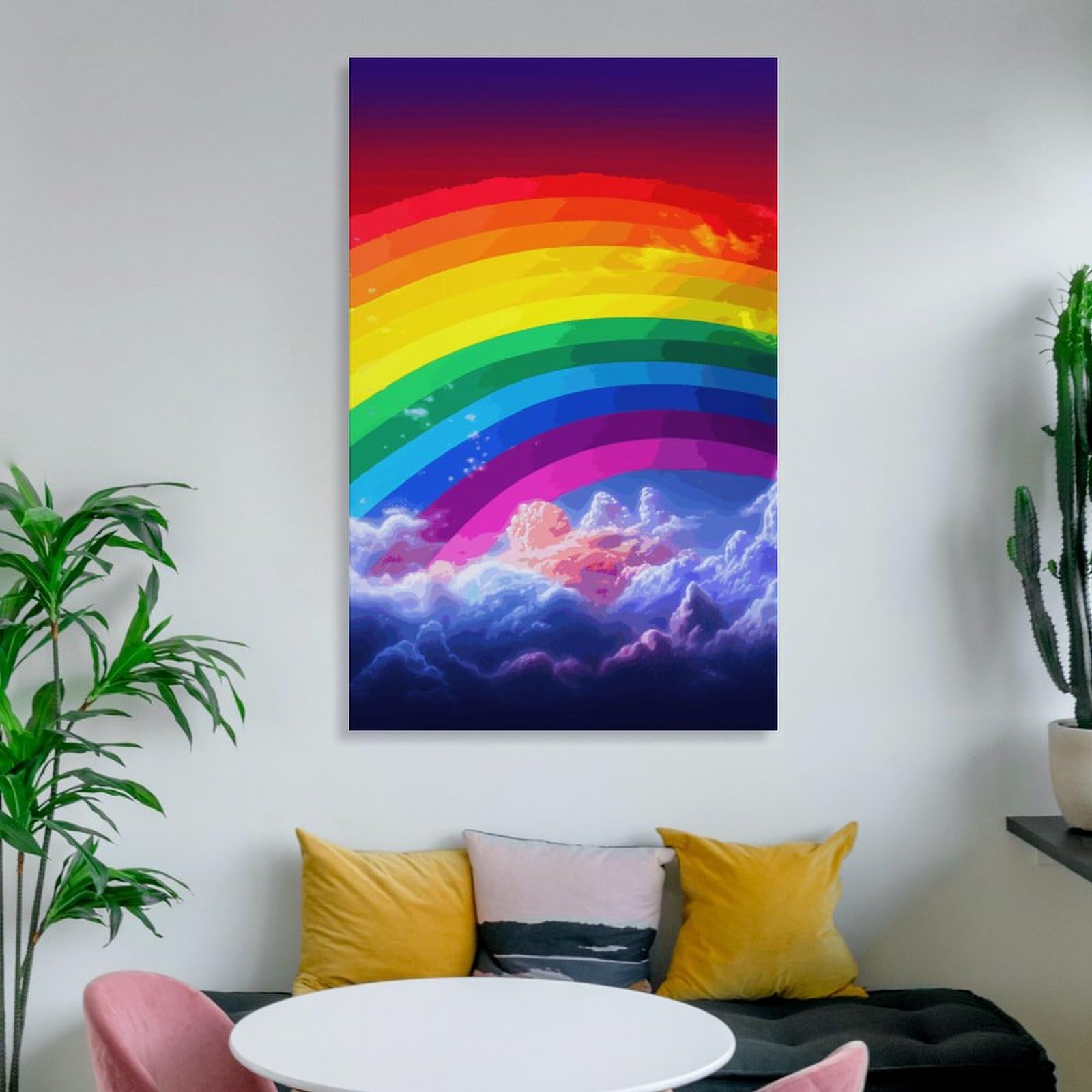 Amazon.com: JTKLQBN Wall Art Canvas Hanging Pictures Unframe