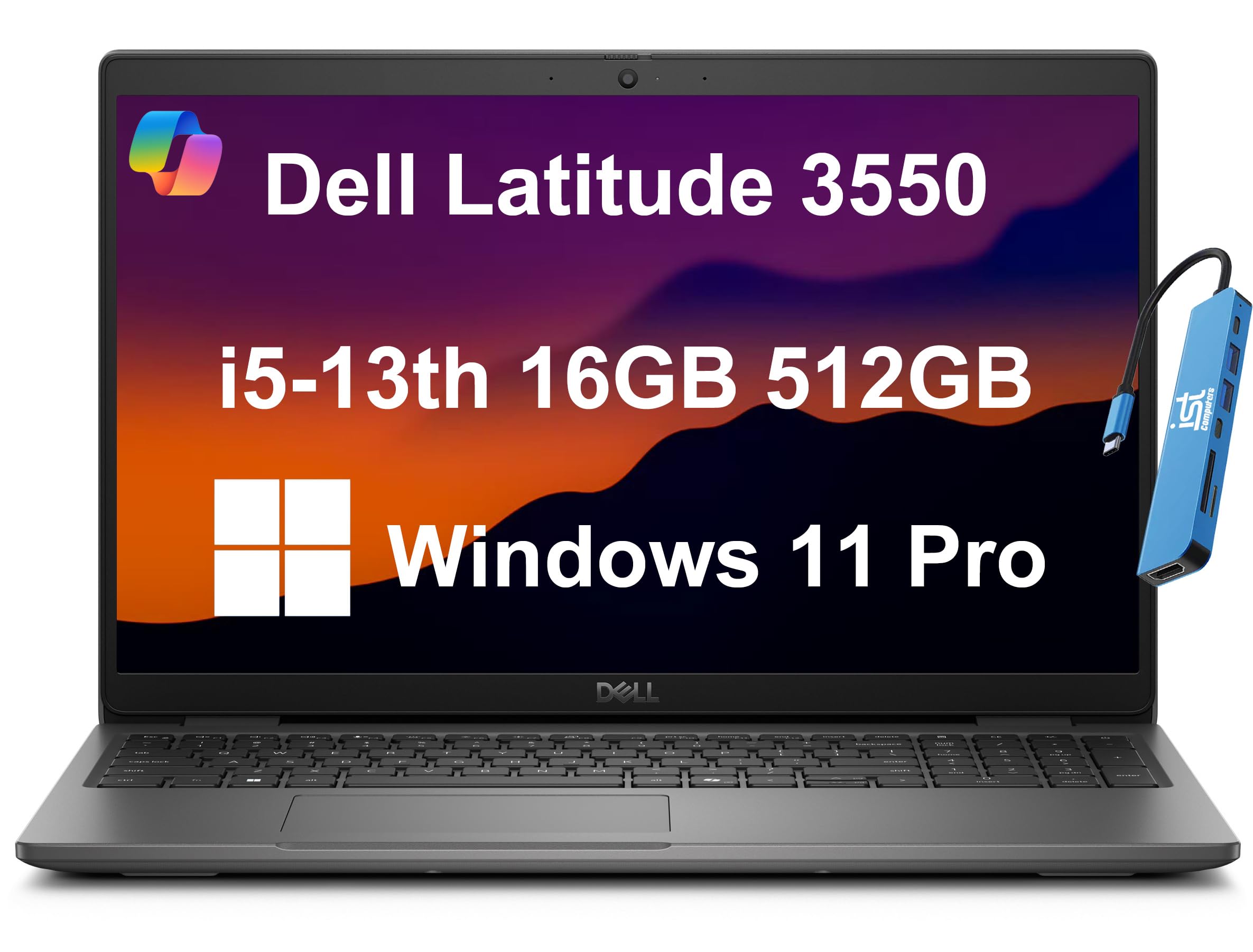 Dell Latitude 3540 3000 Business Laptop (15.6" FHD, Intel 13th Gen 10-Core i5-1335U, 16GB RAM, 512GB SSD), Backlit, Long Battery Life, Ethernet, Wi-Fi 6E, 1080p FHD Webcam, Win 11 Pro, Black – 2024