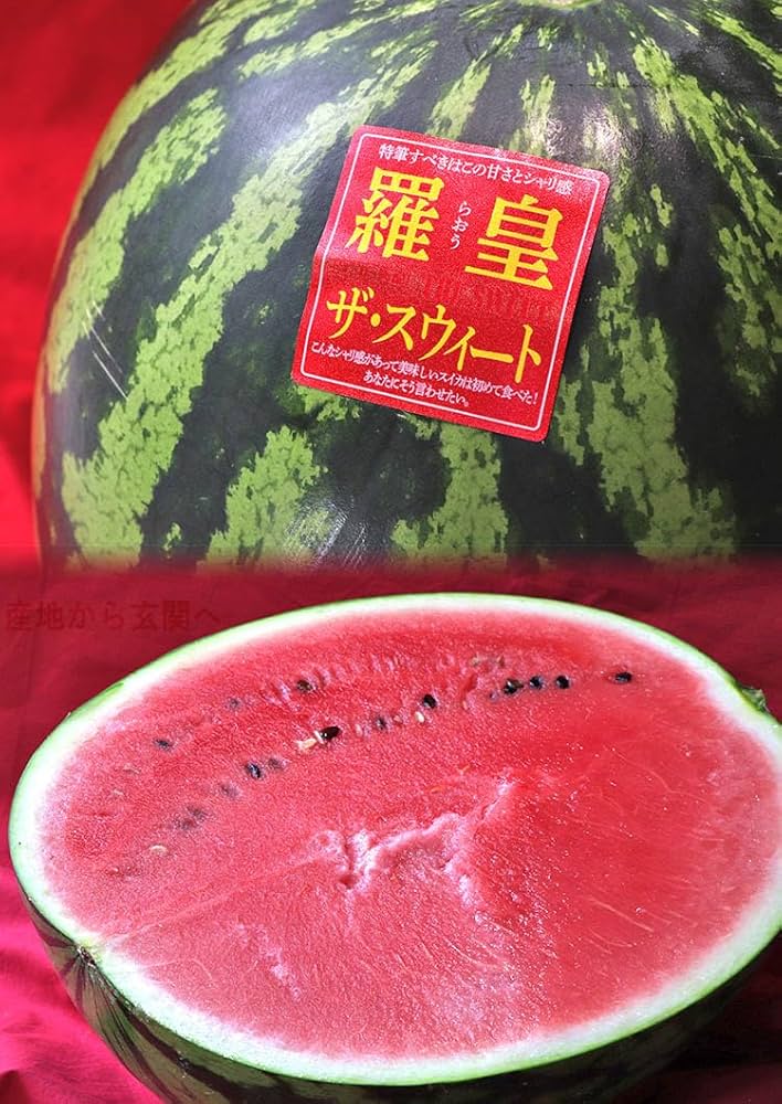 羅皇スイカ 4L 秀等級 2玉 Amazon.co.jp: 羅皇 L～2Lサイズ 千葉県産 優～秀 羅王 完熟