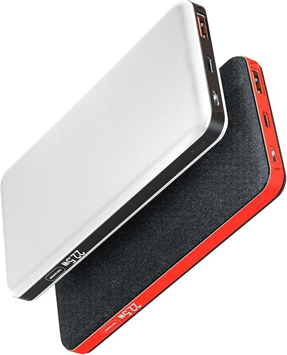 Power Bank 10600mAh, Fast Charging Portable Charger with LED Display, Slim & Compact USB-C Powerbank, Battery Pack Compatible with iPhone 17/16/15/14, Samsung, Android Devices & More
