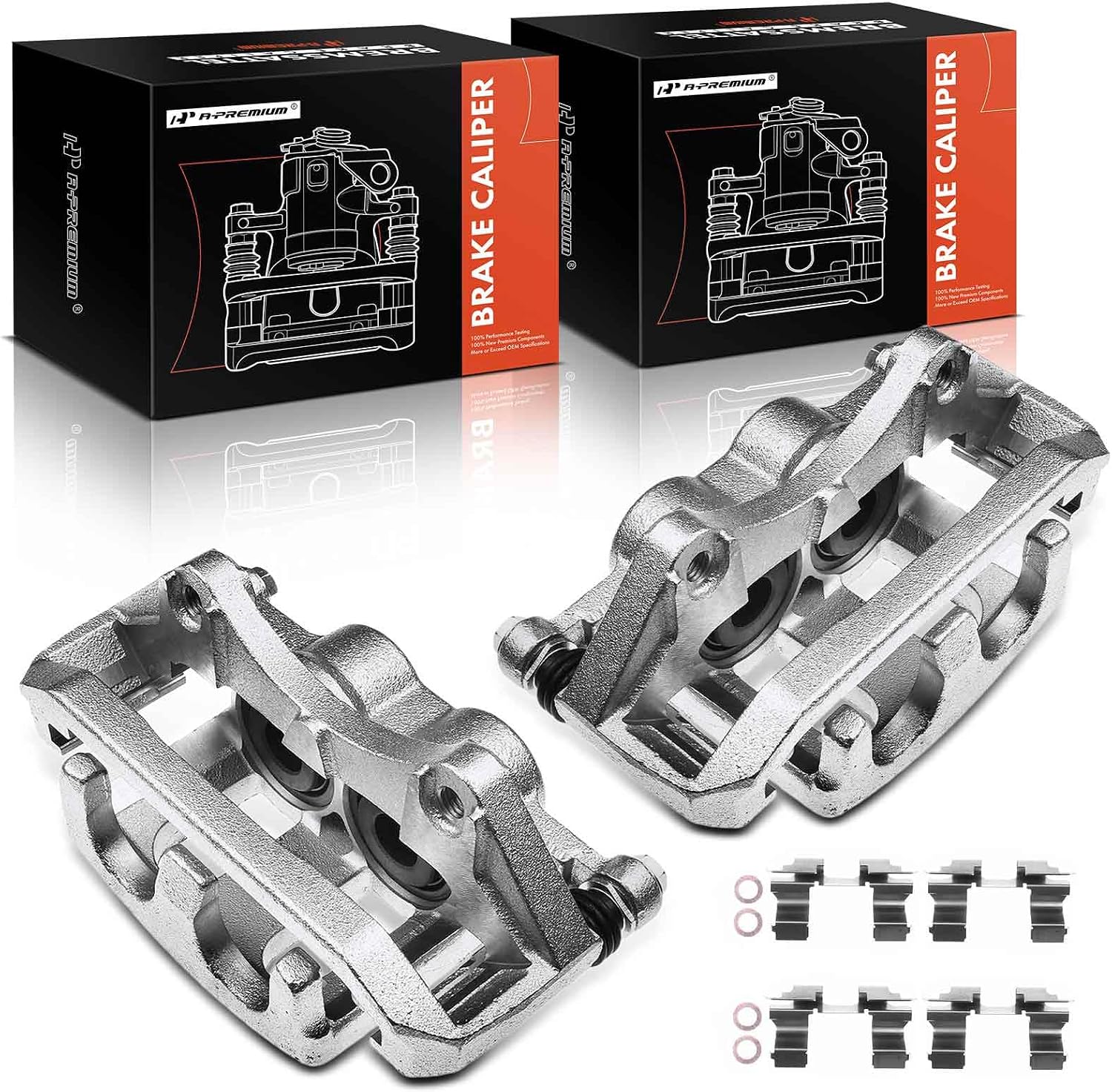 A-Premium Front Disc Brake Caliper with Bracket (front left/right)