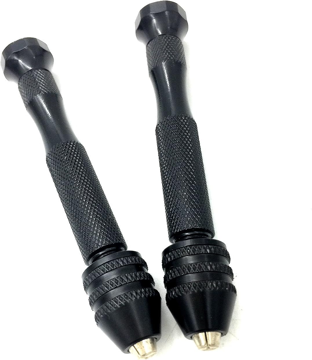 PANOVOS 2Pcs Precision Pin Vise Model Hand Drill Tools Set