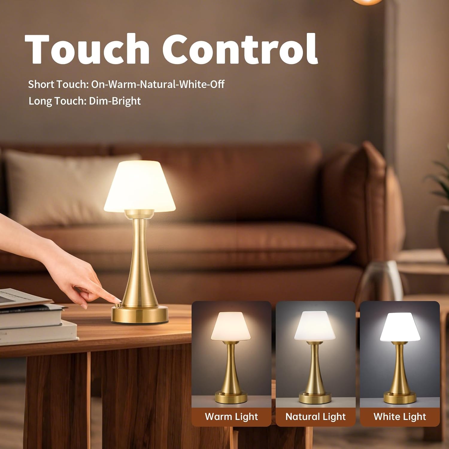 Illuminate Anywhere: The Ultimate LED Cordless Rechargeable Table Lamp Review