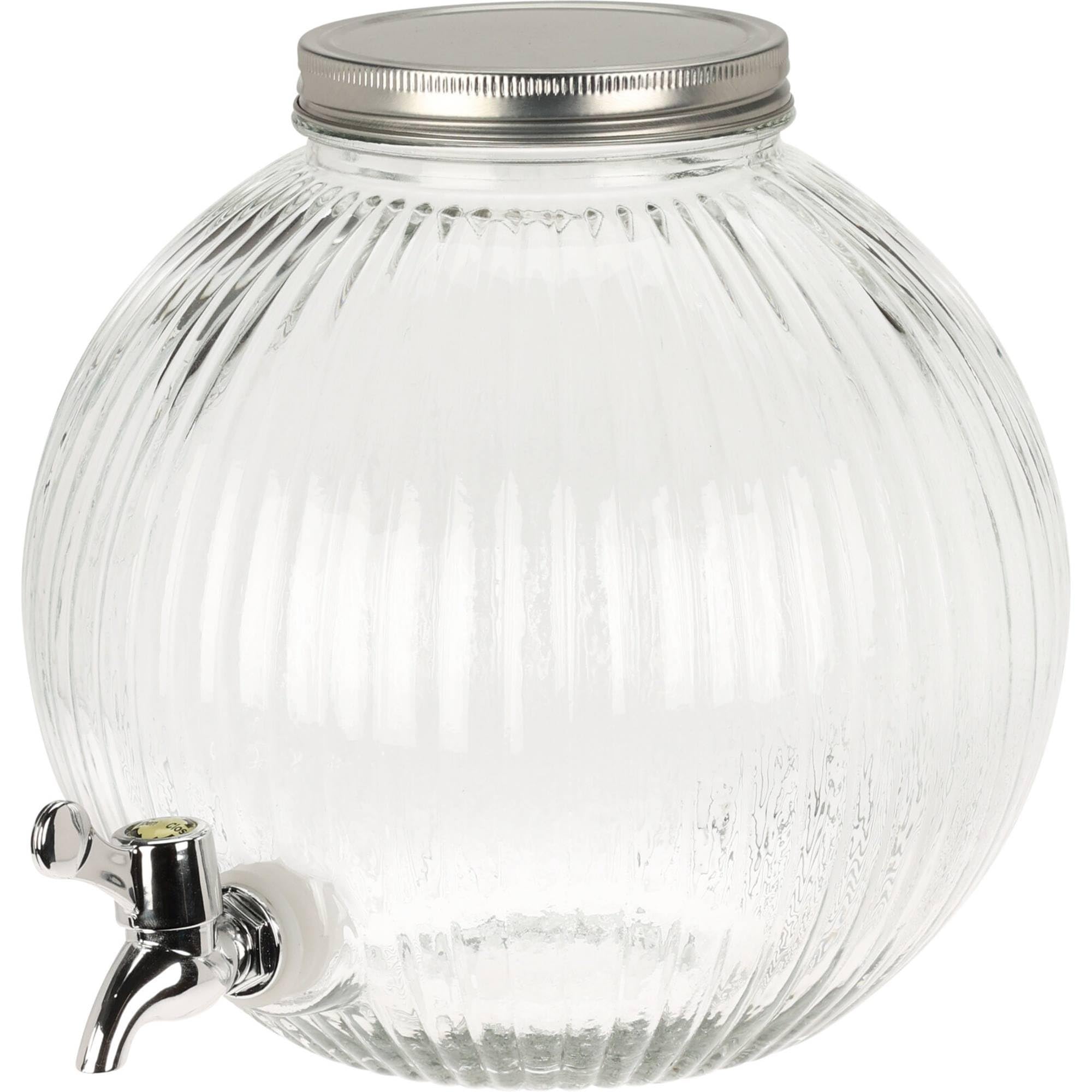 Distributeur de boisson en verre de 5,5 l fontaine a eau de table Well Home