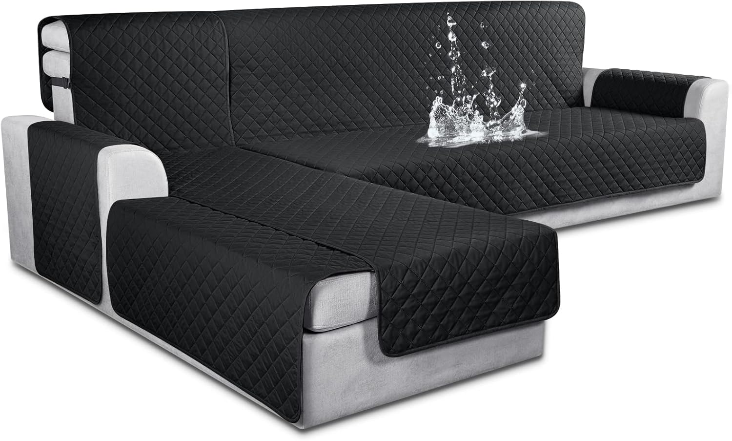 Sectional Couch Covers 100 Waterproof L Shaped Sofa Covers 3pcs Sofa