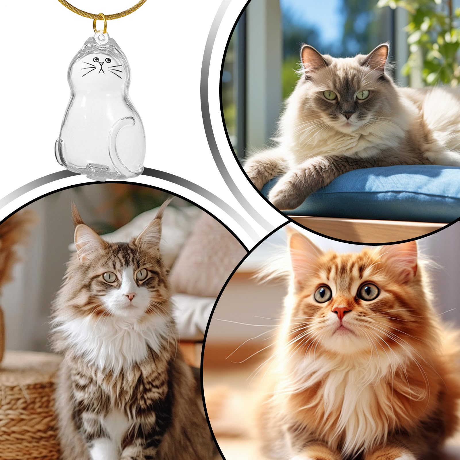 Ciondolo portapelo gatto leggero con bottigliette per borse souvenir amanti animali portachiavi
