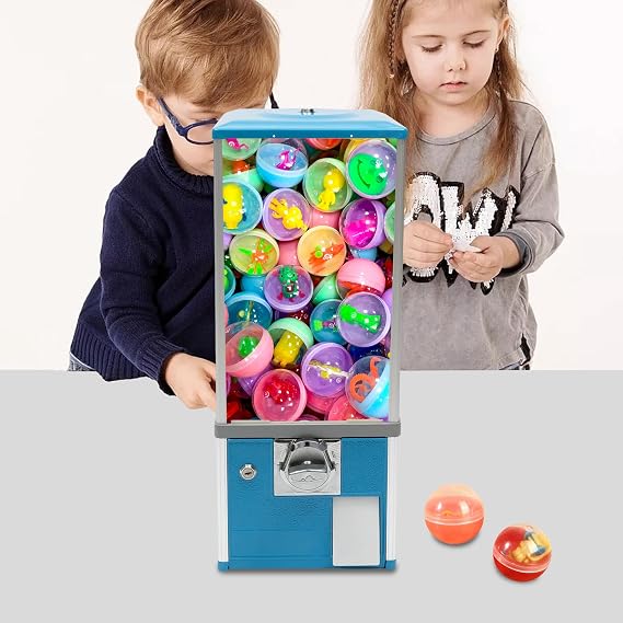 Candy Dispenser,Mini Vending Machine for Snacks,Vending Machine for Sale,Commercial Vending Machine,25 Cent Coin Operated Candy Dispenser,Coin Operated,Gumball Machine,Vending Machine for Kids