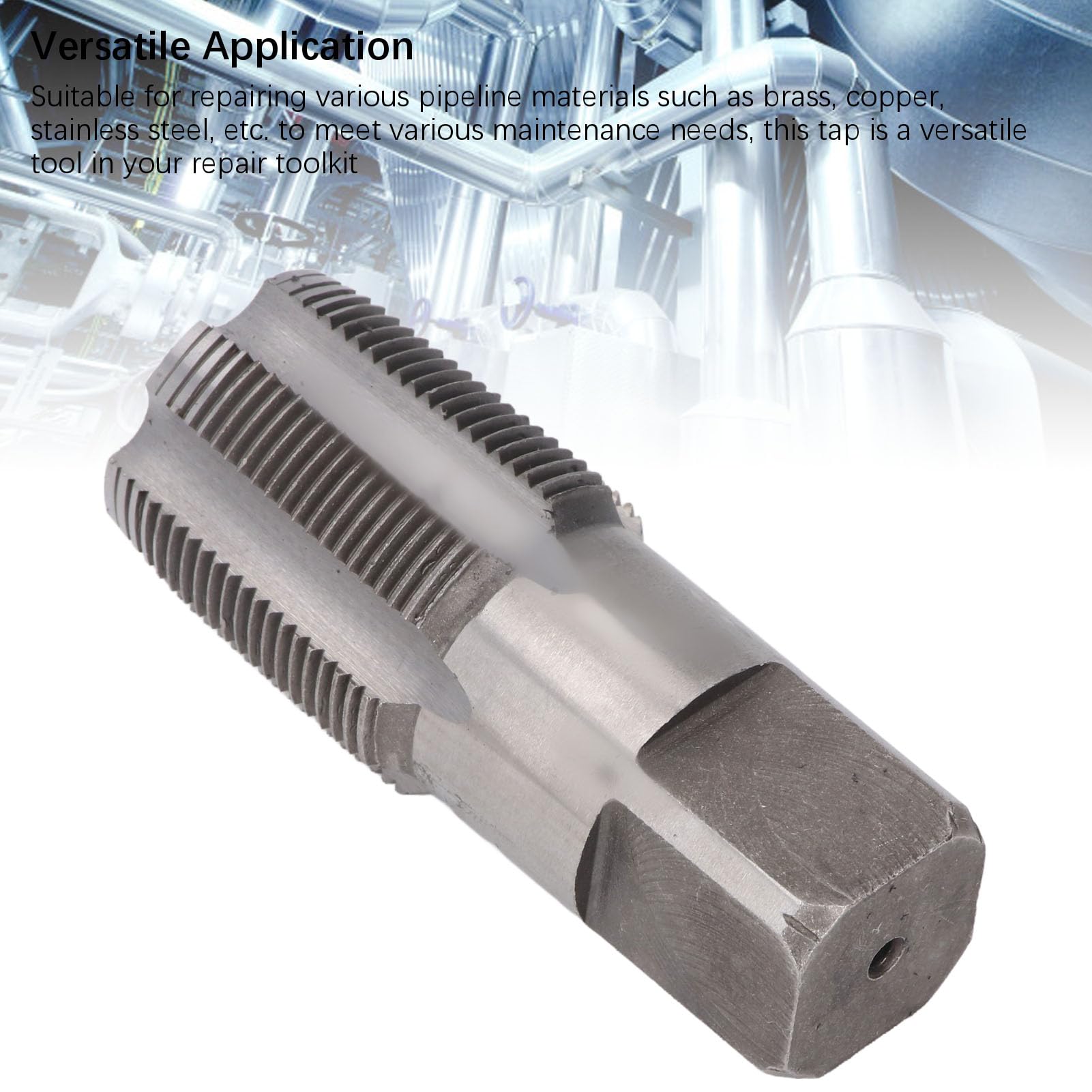 Taraud À Filetage De Tuyau NPT 1-1/4 Pouce Outil De Filetage Précis En Acier Rapide Pour Plomberie Et Mécanique
