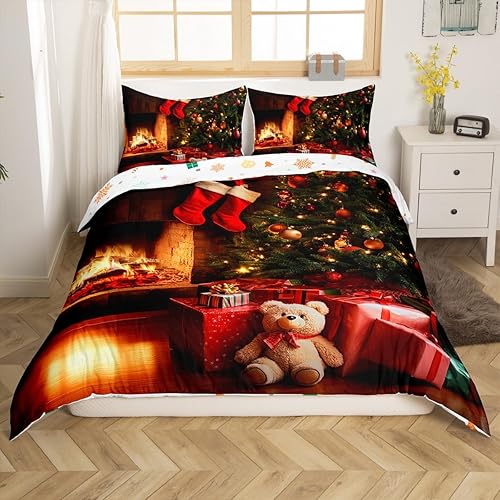 Miniatura 10 de Juego de funda de edredón con diseño estampado de mármol azul y morado, para niñas, niños, adolescentes y mujeres, funda de edredón suave y moderna