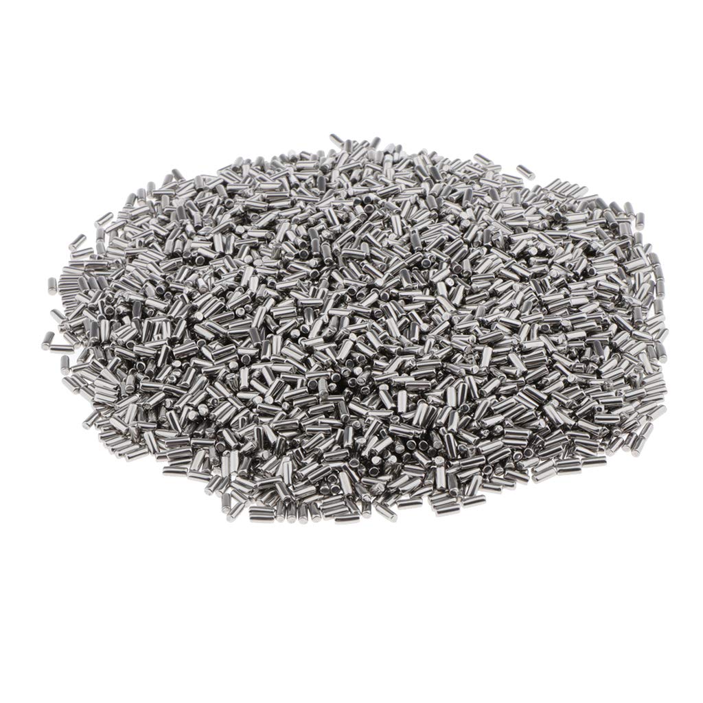 Perle en acier inoxydable premium cylindre 2x4mm pour tumbling media