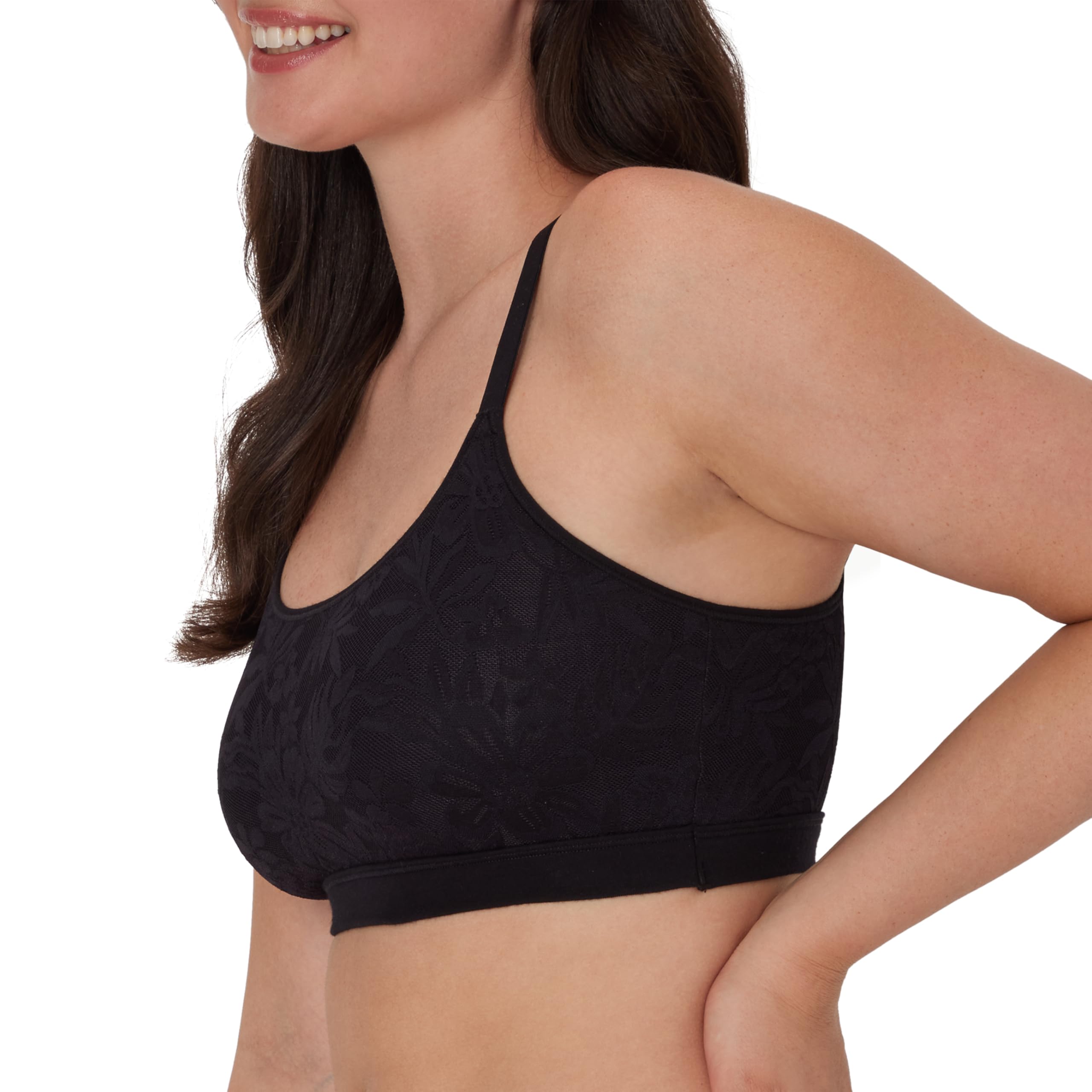 Bali Breathe Bralette, Pullover Wireless Bra, Breathable Bralette, Convertible Straps Sujetador Mujer (Pack de 1)