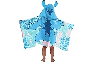 Kids' Lilo & Stitch Hooded Bath Towel - Snuggly Companion for After-Bath Adventures