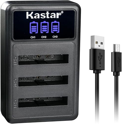 Miniatura 8 de Kastar NB-11L - Juego de 4 baterías y cargador USB triple LCD compatible con Canon IXY 220F, IXY 420F, IXY 430F, IXY 90F, PowerShot A2300 A2300 is,