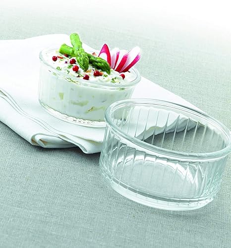 Miniatura 4 de Duralex Made In France OvenChef - Ramequines de 8 onzas, 3.9 pulgadas, juego de 4