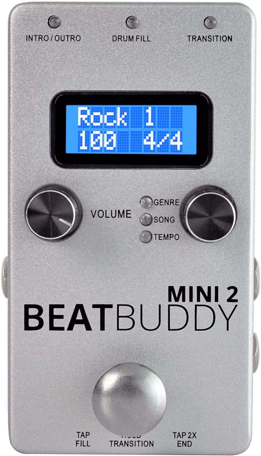 BeatBuddy MINI 2: Hands Free Drum Machine Guitar Effect Pedal